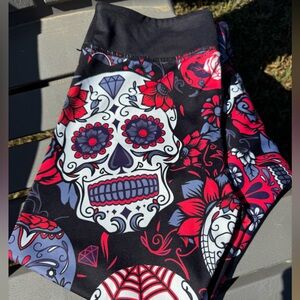 Constantly  Varied Gear Colorful Sugar Skull Leggings